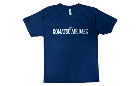 小松基地ドライTシャツ ネイビー（LLサイズ）小松基地 自衛隊 Tシャツ