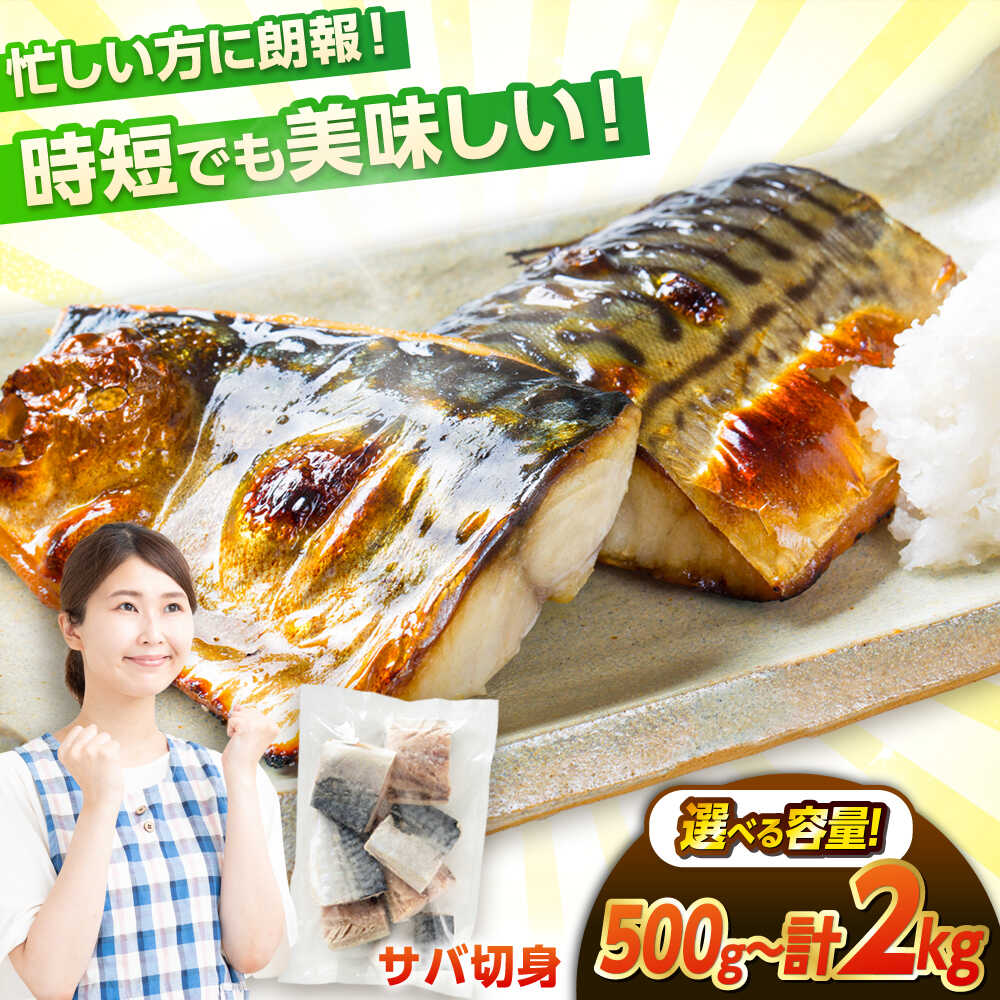 【ふるさと納税】【年内配送】【数量が選べる】サバ 切身 500g〜2kg / 冷凍 鯖 さば 切り身 福井 福井県 小浜市 個包装 小分け パック 塩 海鮮 焼き魚 塩サバ 海鮮 海の幸 セット【配送不可地域：北海道・沖縄・離島】 / 小浜市 / まるほ商店 [BFCS014]