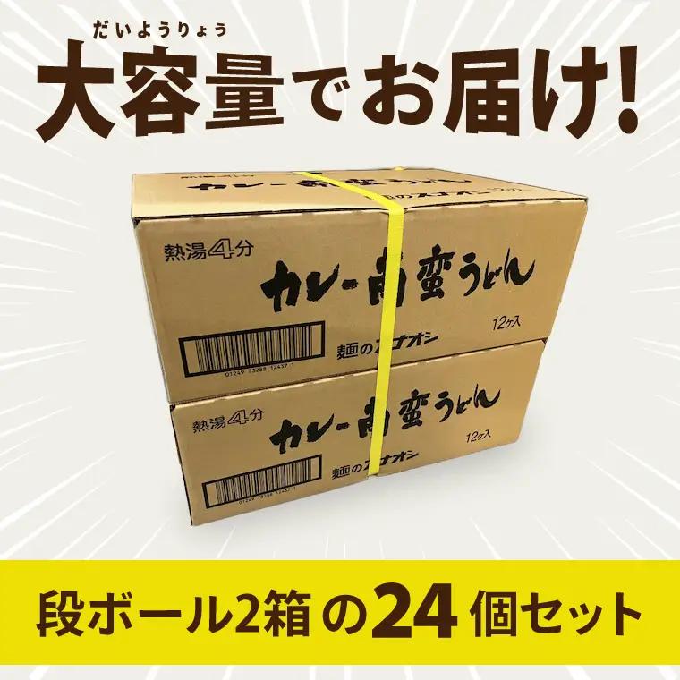 【麺のスナオシ】カップ カレー南蛮うどん ２ケース(計24個)（BY-31）