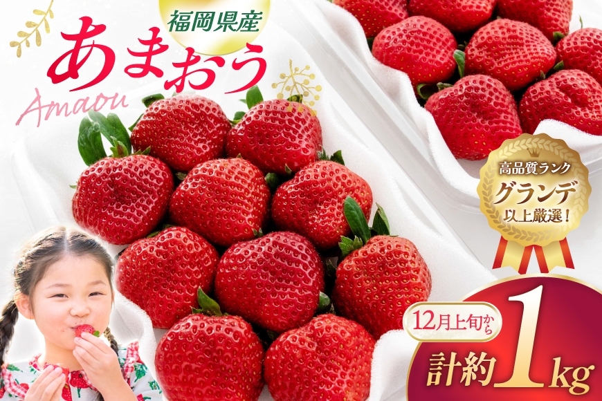 
                  いちご あまおう 270g 4p 計約1kg【12月発送】[hurrah. 福岡県 宇美町 um40bjm200002] イチゴ 苺 フルーツ 果物 果実 甘い あまい グランデ
                