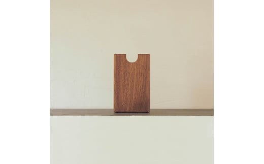 木の名刺入れ【ブラックウォルナット】 名刺入れ 名刺 木製 木 木目 コンパクト ビジネス 社会人 北海道 北広島市