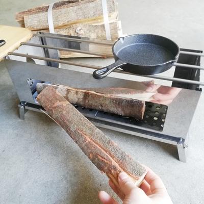 ふるさと納税 守口市 焚き火台　コンロ　艶消し2トーン　囲　cacomi  S  ロング スター　A3ファイル付き