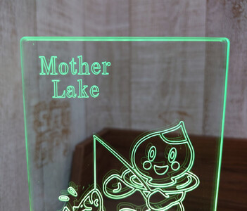 びわこがめっちゃ好きな「うぉーたん」ＬＥＤライトスタンド