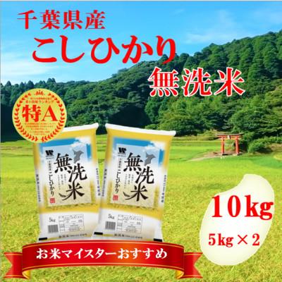 ふるさと納税 大網白里市 【令和6年産】【特A評価】千葉県産「コシヒカリ」無洗米 10kg(5kg×2袋)