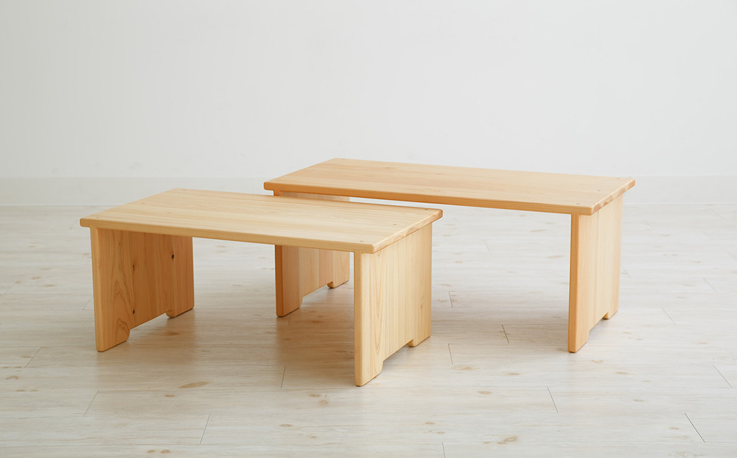 
ちょこっとテーブル 2枚セット インテリア 木製 日本製 家具 木製
