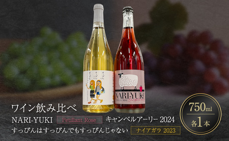 ワイン飲み比べ 2種 北海道産 ワイン飲み比べ【750ml×各1本】
