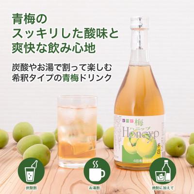 ふるさと納税 新宮市 【新宮市】希釈用梅ドリンク 梅ハニップ 3本セット |  | 01