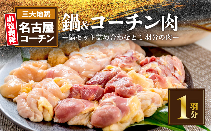 名古屋コーチン鍋セット＆名古屋コーチン1羽分セット[001T01]