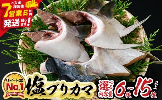 
            ＜内容量が選べる＞ひもの丸丁の塩ブリカマ(3～4枚入り×2パックまたは(3～4枚入り×5パック) 大分県産 国産 ブリ ぶり 鰤 養殖ブリ 鰤かま 冷凍 大分県 佐伯市【DH148・DH254】【(株)ネクサ】
          