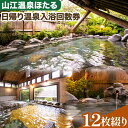 【ふるさと納税】 日帰り温泉入浴回数券 12枚綴り 山江温泉ほたる 《30日以内に出荷予定(土日祝除く)》 熊本県 球磨郡 山江村 温泉 入浴券 送料無料