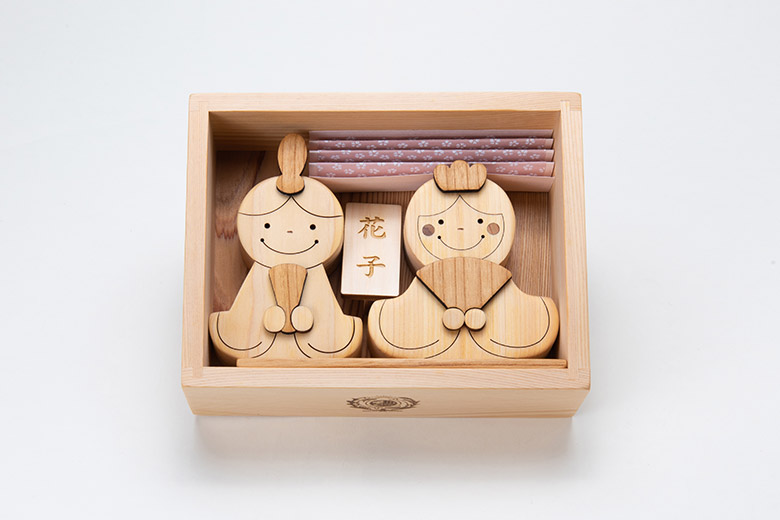 【木のおもちゃ】ひな人形 名入れ可能