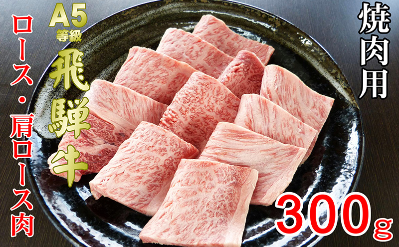 
牛肉 飛騨牛 焼き肉 セット ロース 又は 肩ロース 300ｇ 黒毛和牛 Ａ5 美味しい お肉 牛 肉 和牛 焼肉 BBQ バーベキュー 【岐阜県池田町】 [№5644-1418]
