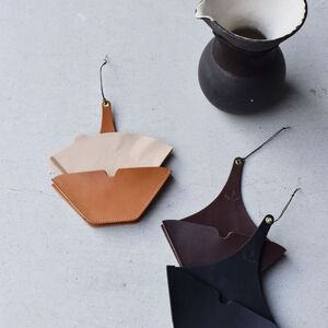 Teha’amana Coffee paper holder テハマナ コーヒーペーパーホルダー ダークブラウン 革 皮 雑貨 おしゃれ レザー 本革 こだわりの逸品 地域特産品 ギフト 自分用 人気