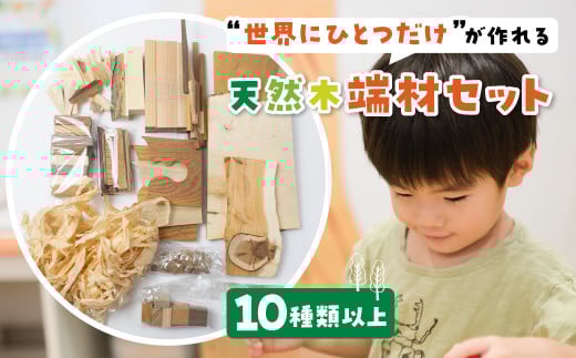 『飛騨の天然木 端材セット』 てむずりの木 10種類  木 板 かんな 詰め合わせ 木材 夏休み 工作 アクセサリー 材料 手作り DIY お手軽 ハンドメイド つみき 作品 オリジナル 自由研究 知育 10000 1万円