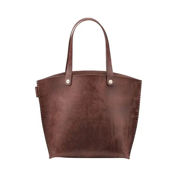 豊岡鞄 haaki Leatherトートバッグ HLB100 チョコラート / KOMOREBI 木和田正昭商店 牛皮革 革 トートバッグ レディース 高級 おしゃれ バッグ かばん カバン 鞄 シン