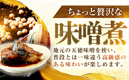 鯖味付缶詰【味噌煮】 48缶 (180g×48缶) / サバ缶 鯖缶 さば缶 鯖 サバ さば 缶詰 小浜市 / 福井缶詰[BFAB071]