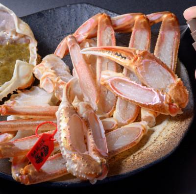 ふるさと納税 京丹後市 急速冷凍生プレミアムズワイガニ魚政BLACK小サイズ 1杯 (1月〜3月発送)香味ミスト付き ズワイ |  | 01
