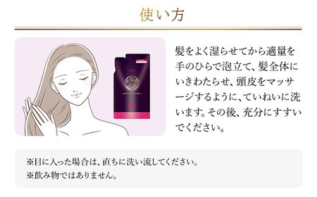 66480_DHC薬用美髪根（びはつこん）トリートメントインシャンプー (医薬部外品)　詰め替え用 2個セット MBB055