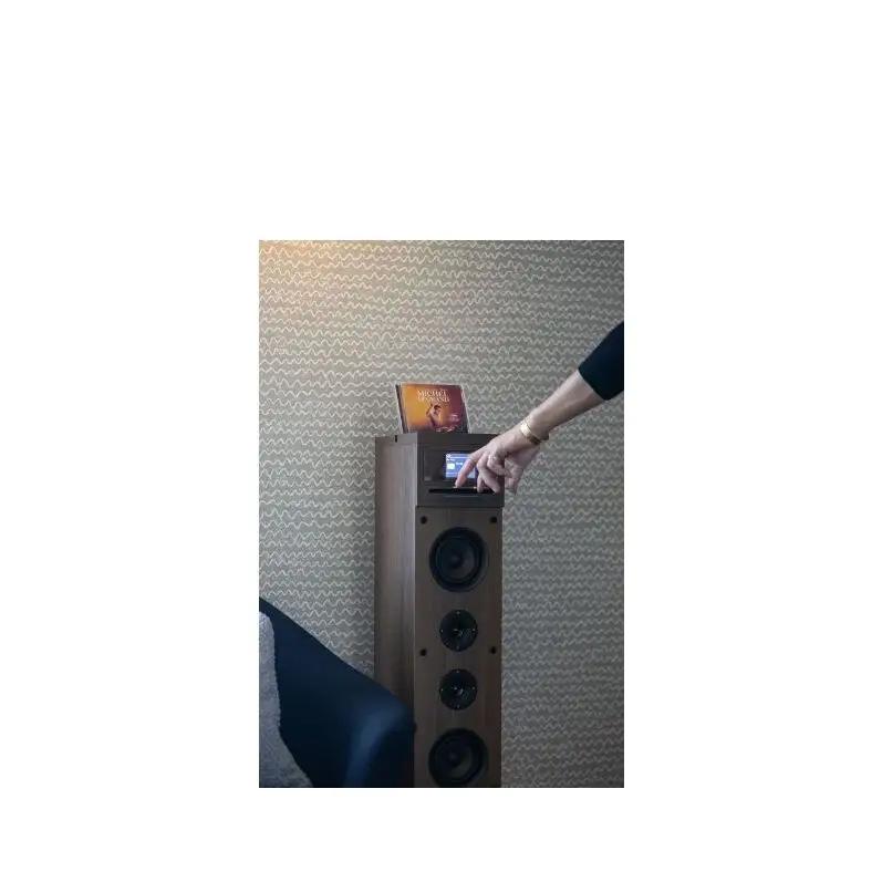 スピーカー CD Bluetooth Walnut スピーカー