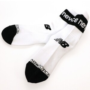 【2026年3月から順次発送】ニューバランスゴルフ ソックス 1足 61862【ホワイト】《 靴下 くつした ソックス ゴルフソックス ニューバランス 》【2501T14003_01】