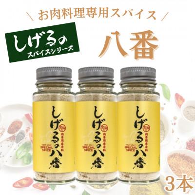 ふるさと納税 諫早市 「しげるの八番」お肉料理専用スパイス3本セット