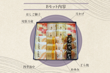 郷土菓子　詰め合わせBセット 和菓子 最中 もなか どら焼き どらやき 詰合せ 詰合せ 詰め合わせ 土産 手土産 おみやげ ギフト 贈り物 プレゼント お菓子 おやつ スイーツ ご当地スイーツ おもて
