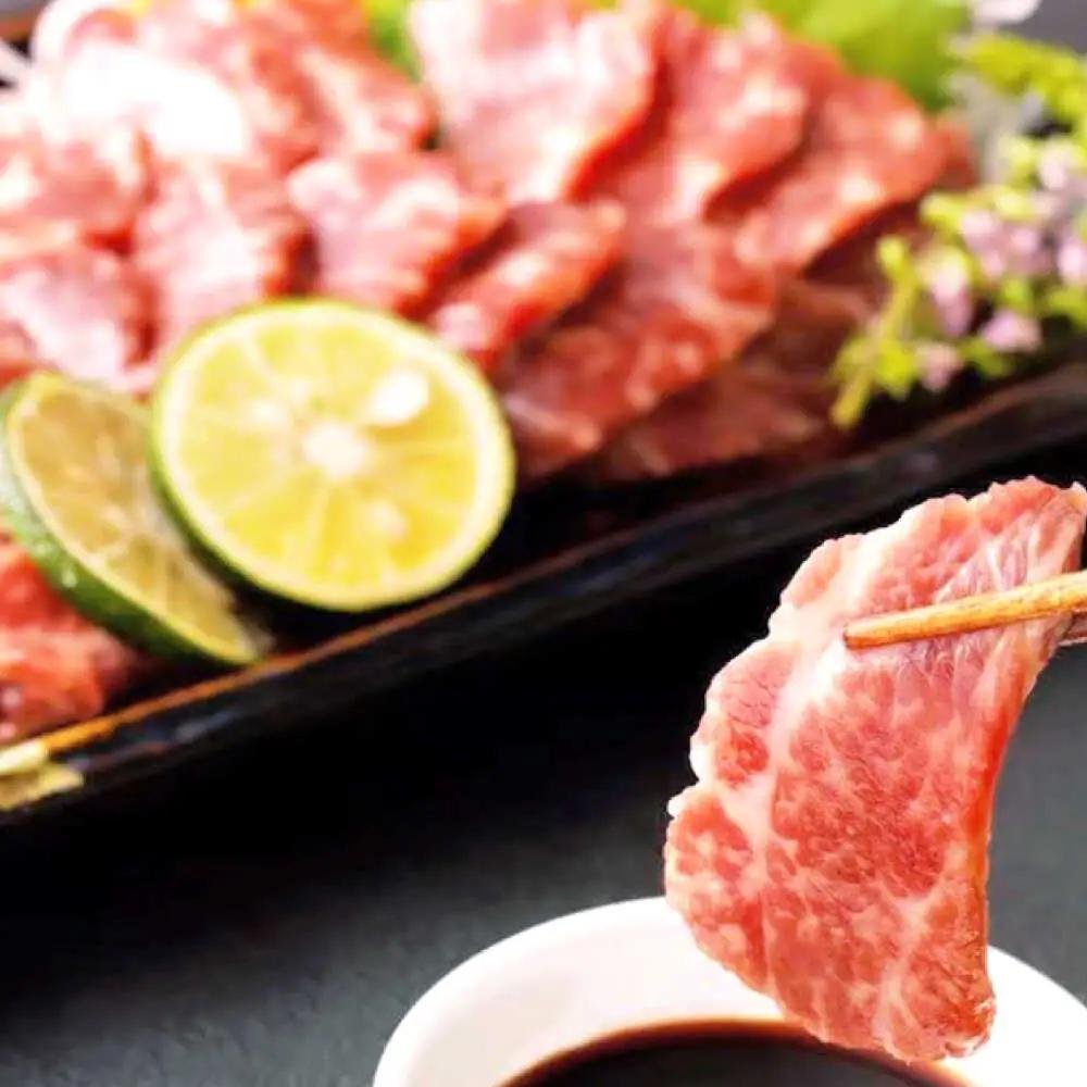 熊本 馬刺し 霜降り (中トロ) 計約1kg(約50g×20個)  馬刺し[AYAN021]