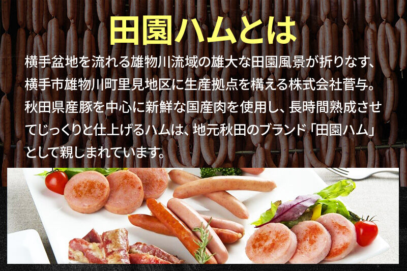 田園ハム ギフトセット【DA-I4】ボンレスハム 400g・ボロニアソーセージ 400g・煮豚 300g [国産豚肉100%使用 ハム ギフト お中元 お歳暮 ボンレス ポーク ソーセージ ボロニア 