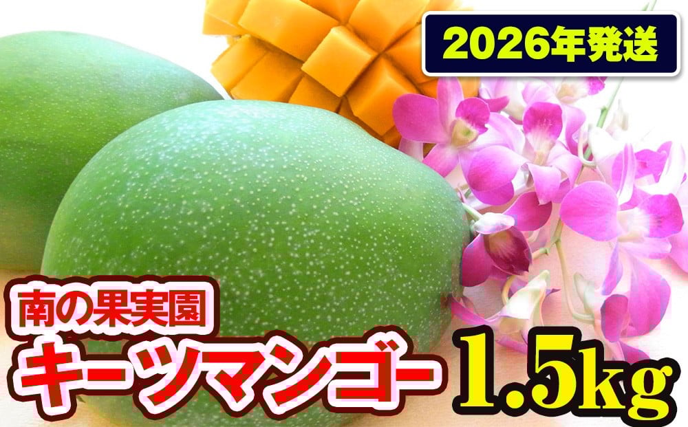 
            【2026年発送】南の果実園　キーツマンゴー1.5kg
          