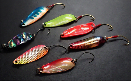 忠さんのスプーン アートフィッシング オリジナルセットD 釣り 釣り用品 常見忠 対象:Bite、MeshBite、DCBite、NorthernBite、ShellBite、RiverDolphin