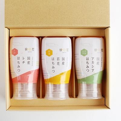 ふるさと納税 本巣市 【国産はちみつ】アカシア・百花・トチ(300g×3本) |  | 01