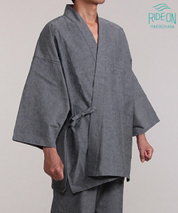 作務衣 (選べるカラー・サイズ) 平織 作務衣 榛地織物