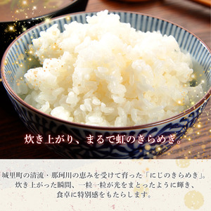 【12カ月定期便】にじのきらめき 10kg（茨城県共通返礼品・城里町産） / 米 こめ コメ お米 おこめ コシヒカリ にじのきらめき 白米 精米 ごはん ご飯 令和7年産 10kg 定期便 茨城県 