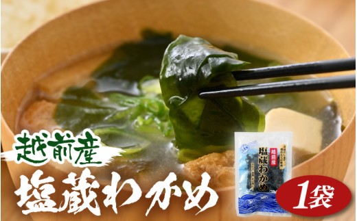 『天然物わかめ』肉厚 福井県産わかめ 1袋（180g）【お試し 湯通し 塩蔵 生わかめ 国産わかめ ワカメ 海藻 スープ 鍋 サラダ 刺身 酢のもの】  [e80-a001]