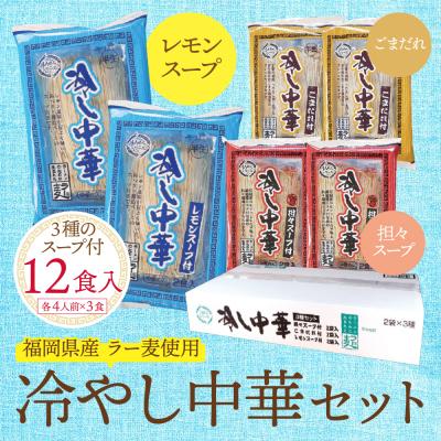 ふるさと納税 福智町 《先行受付》【4〜8月発送】福岡県産ラー麦 冷し中華セット |  | 01