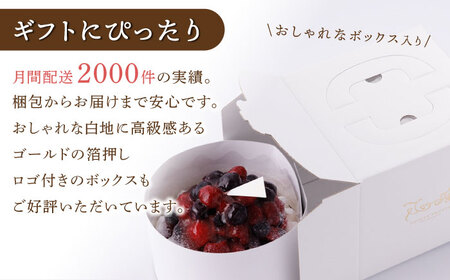 【全12回定期便】ブルーベリー&amp;ラズベリーチーズタルト1ホール(14cm)【心優　－Cotoyu Sweets－】[KAA532]