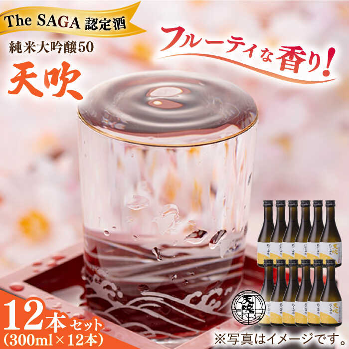 【ふるさと納税】【レビューキャンペーン実施中】【The SAGA 認定酒】天吹 純米大吟醸50 300ml×12本セット / 日本酒 お酒 銘酒 地酒 / 佐賀県 / 天吹酒造合資会社 [41ANCX003]