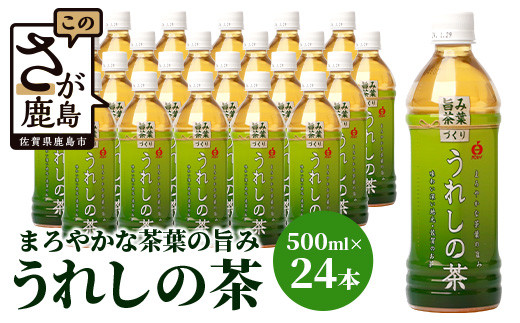 
うれしの茶　500mlペットボトル×24本入 箱買い セット お茶 飲料 緑茶 飲み切りサイズ B-664
