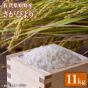 【ふるさと納税】 令和6年産 さがびより 11kg 佐賀県産 佐賀県産 嬉野産 米 コメ こめ 佐賀県嬉野市/吉田まんぞく館 [NAG006]