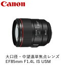 【ふるさと納税】Canon 大口径・中望遠単焦点レンズ EF85mm F1.4L IS USM