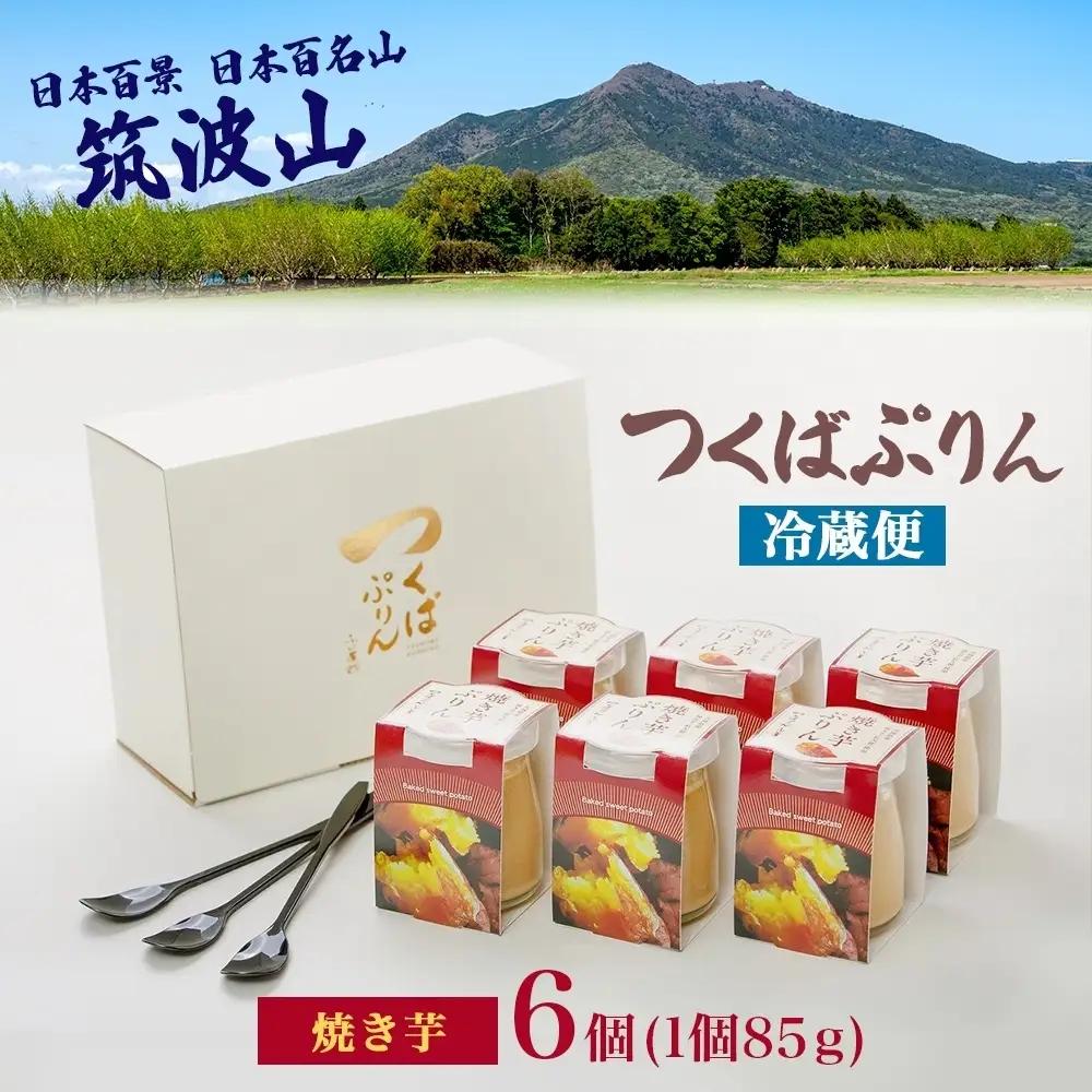 つくばぷりん 焼き芋ぷりん 6個 プリン ぷりん 焼きいも 焼きイモ やきいも 牛乳 ミルク 卵 とろける スイーツ 贅沢 洋菓子 おやつ 冷菓 ご褒美 デザート 人気 グルメ お取り寄せ ギフト プ