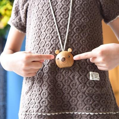 ふるさと納税 中野市 長野県産材　くまのペンダント手作りキッド |  | 01