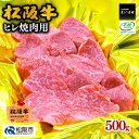 【ふるさと納税】松阪牛ヒレ焼肉用（500g）松阪牛 松坂牛 牛肉 ブランド牛 高級 和牛 日本三大和牛 国産 霜降り ヒレ肉 フィレ肉 ひれ ヒレ肉 焼肉 焼き肉 ステーキ肉 ステーキ 冷凍