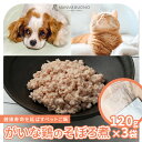 【ふるさと納税】 鳥取大山 がいな鶏のそぼろ煮 120g×3袋 栄養補完食 ドッグ キャット 犬 猫 無添加 グルメ 食べやすい ミンチ ドックフード キャットフード ペットフード 手作りごはん 福知山市 京都 MANMABUONO KYOTO JAPAN