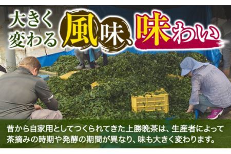 上勝晩茶 1kg 岩本さん Kamikatsu-TeaMate 《2024年10月上旬-4月末頃出荷》 飲み物 飲料 お茶 茶 晩茶 健康 茶葉 bancha 酸味 乳酸菌 徳島県 上勝町 送料無料