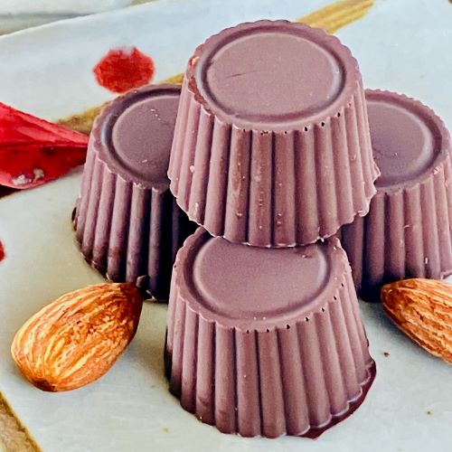 ミニホワイト＆ビターチョコ詰合わせ＜10個＞白砂糖不使用