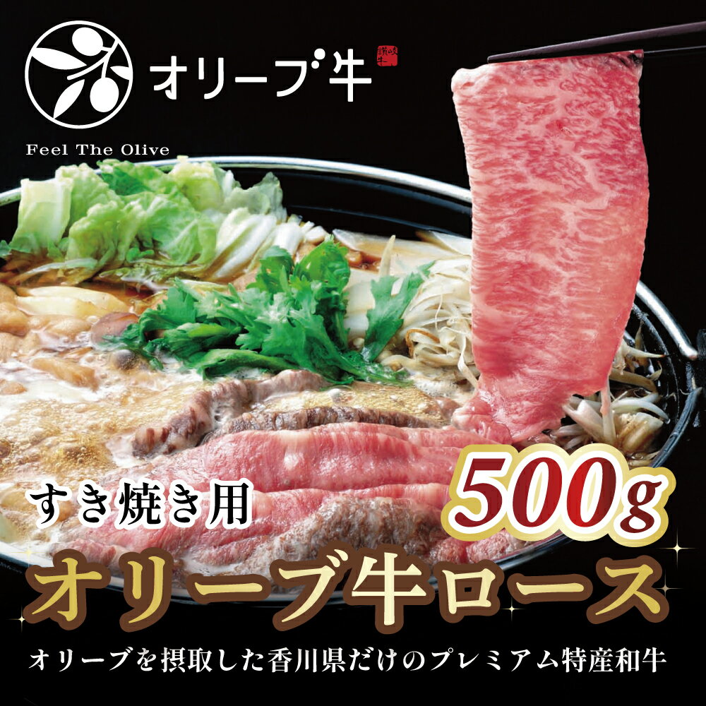 【ふるさと納税】 黒毛和牛 オリーブ牛ロース すき焼き用 500g [ 赤身 オリーブ牛 和牛 讃岐牛 すき焼き 焼き肉 ロース ランキング ブランド牛 牛肉 お肉 国産 ロース肉 送料無料 牛肉 希少部位 希少 切り落とし 三豊市 31000 30,000円 台 返礼品 人気 セット 行天食品 ]