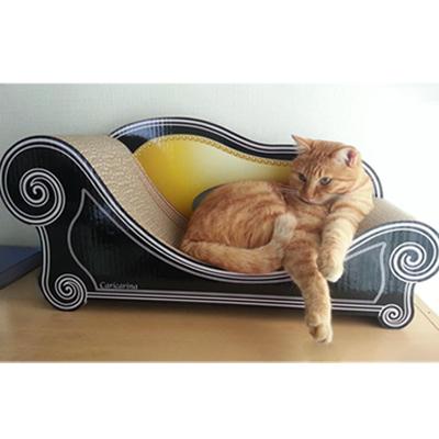 ふるさと納税 館山市 猫のおしゃれ爪とぎソファー「カリカリーナ Basic」ハリウッドブラック　スタンダードサイズ　1点 |  | 03
