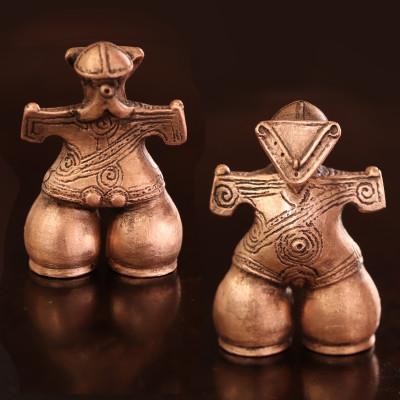 ふるさと納税 山梨県 【縄文アクセサリーDo_goods】国宝土偶「仮面の女神」ミニオブジェ  659-335 |  | 01