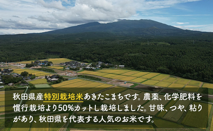 《令和4年産新米先行予約》特別栽培米　あきたこまち 白米 10kg（5kg×2袋）